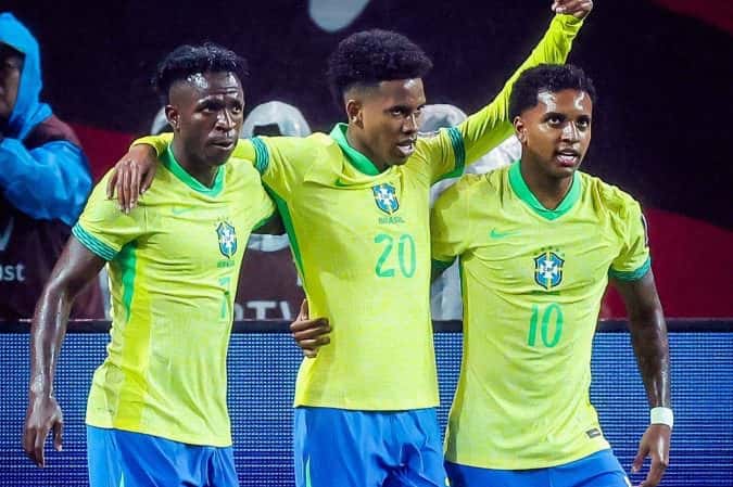 Brasil goleia Coreia do Sul com show do novo ataque de Carlo Ancelotti