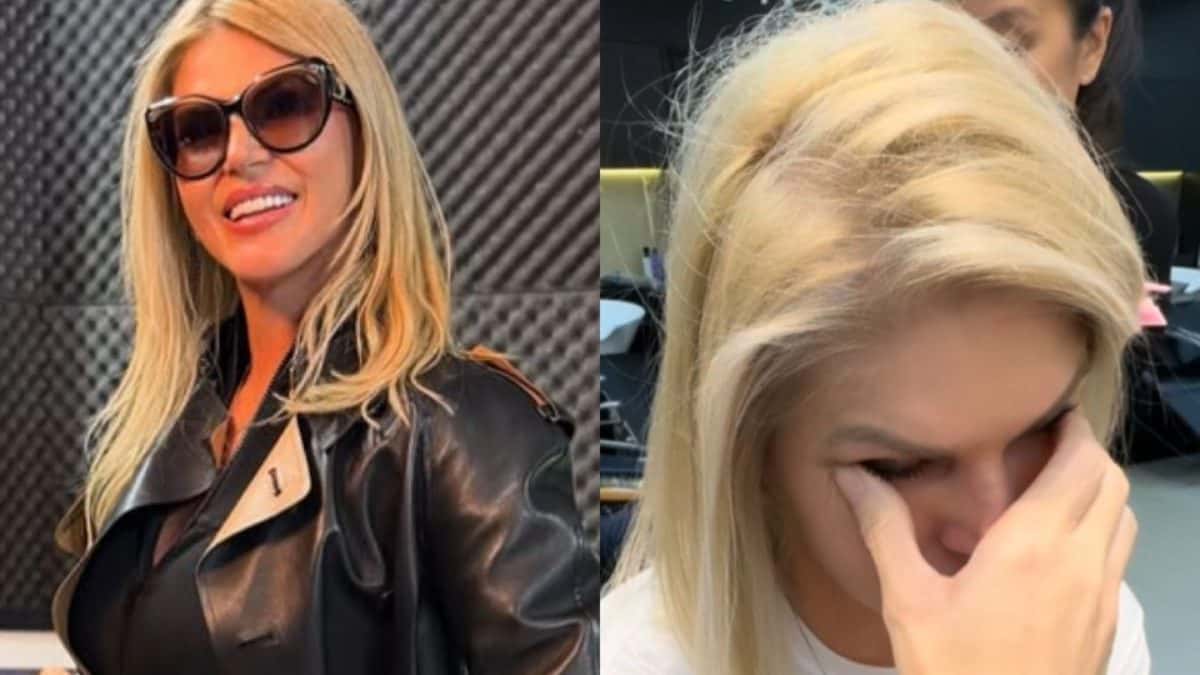 Val Marchiori se emociona ao cortar cabelo para tratamento de câncer