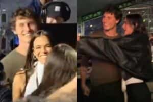 Shawn Mendes e Bruna Marquezine são flagrados juntos em show de Dua Lipa
