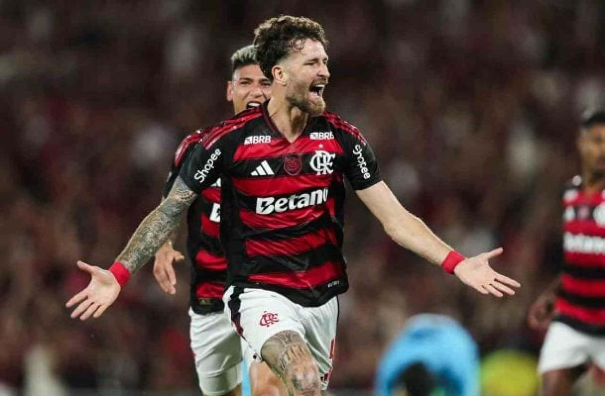 Flamengo leva susto no fim, mas vence o Santos e persegue o líder Palmeiras