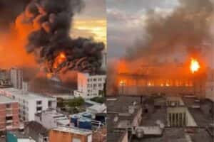 Incêndio atinge escola centenária no Rio Grande do Sul