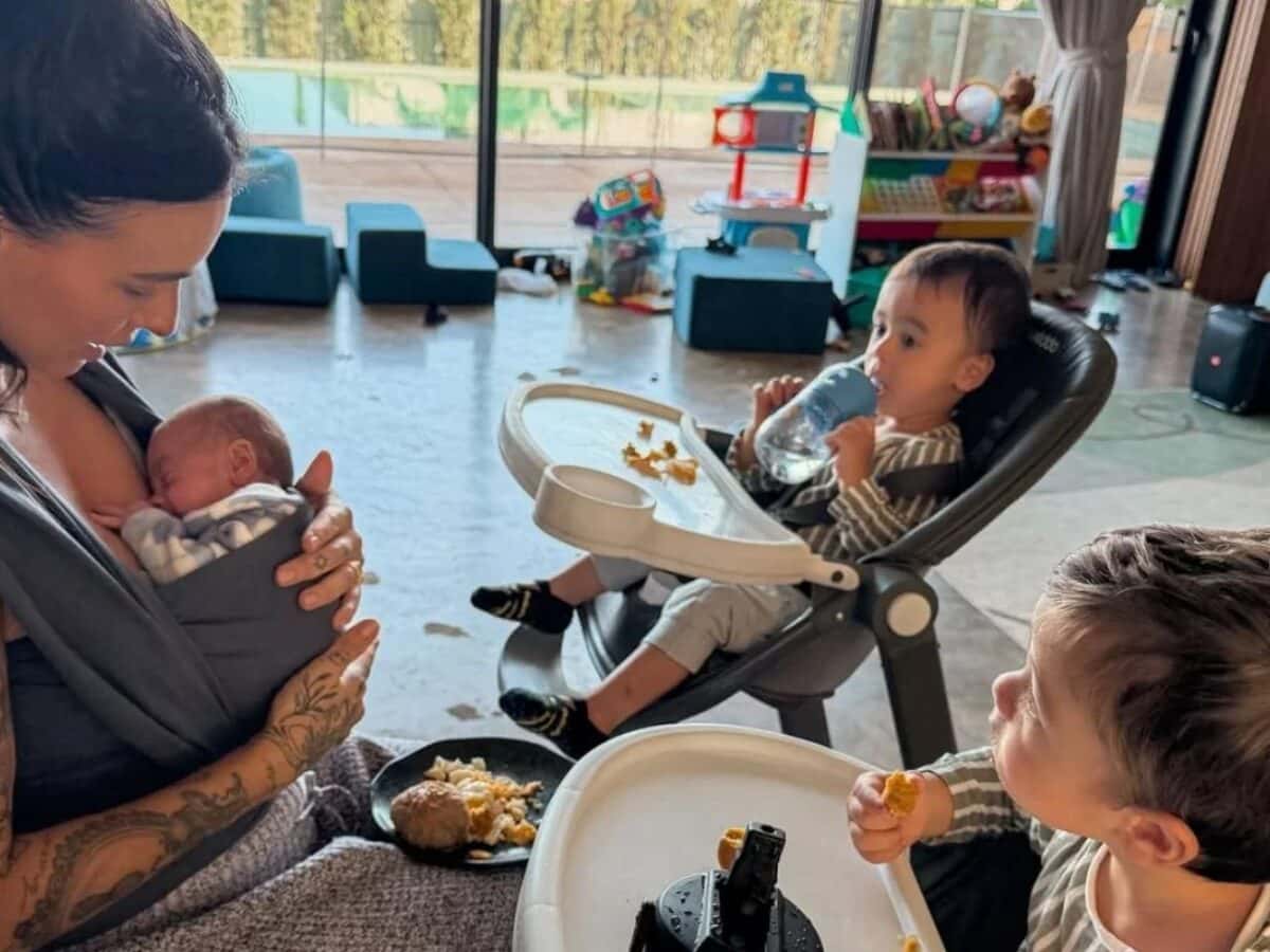 Clara Maia celebra alta do filho que estava internado desde o nascimento