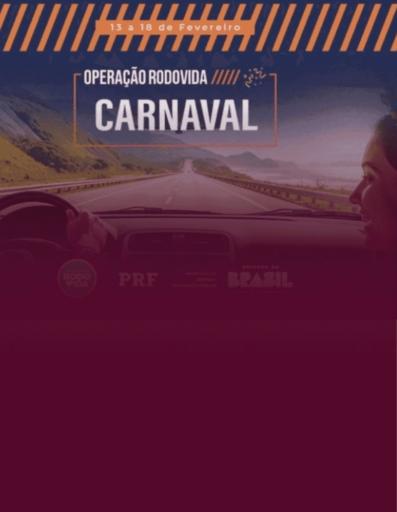 PRF inicia Operação Carnaval 2026 com reforço e tolerância zero ao álcool
