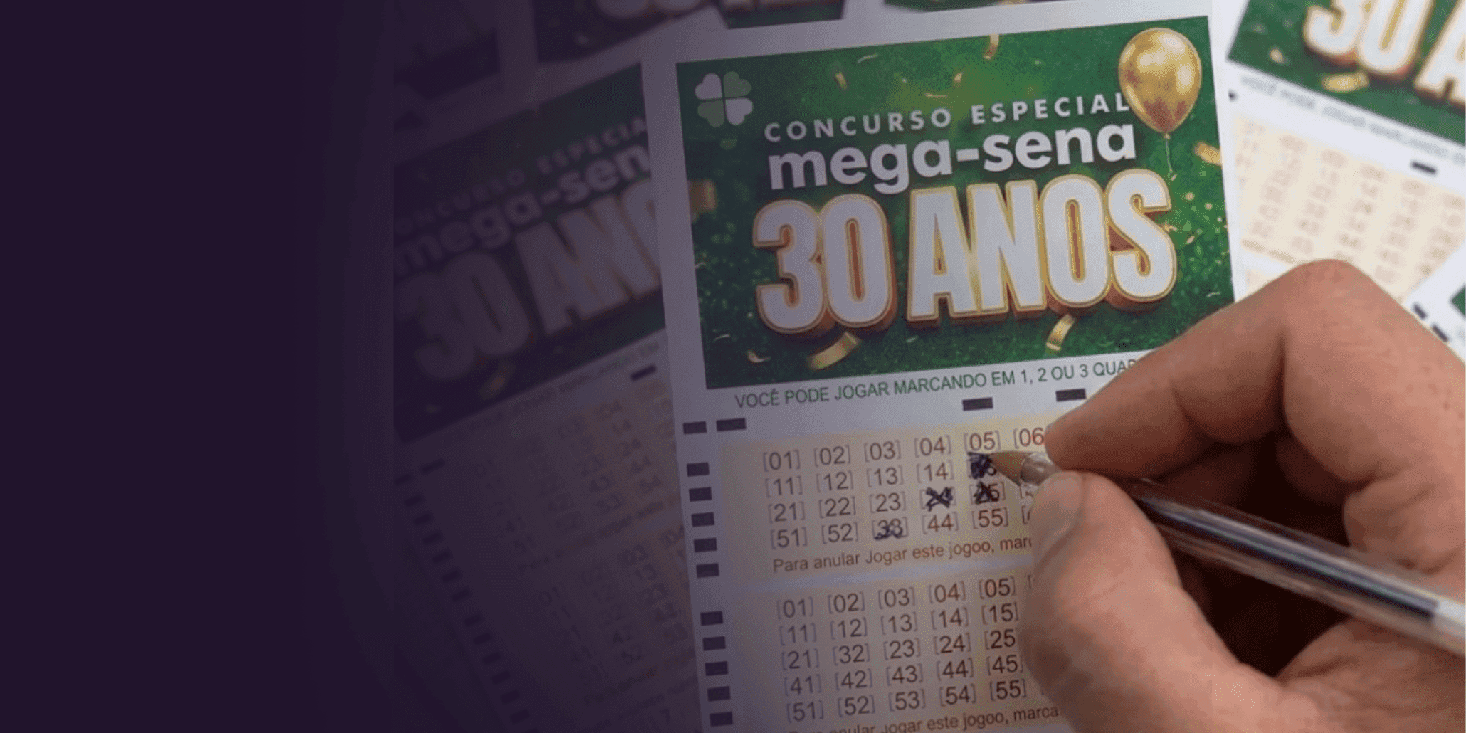 Apostas na Mega-Sena 30 anos começam neste domingo