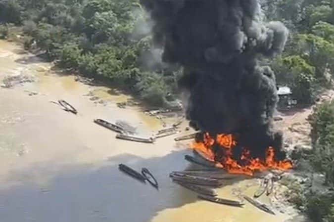 Ibama apreende ouro e destrói avião usado no garimpo ilegal no Pará