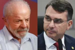 BTG/Nexus: Lula e Flávio Bolsonaro empatam em 46% em eventual 2º turno