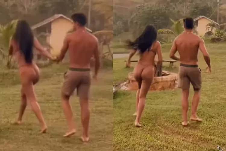 ‘Pelada?’: Pocah esclarece registro de biquíni fio-dental após viralizar