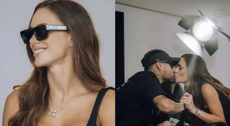 Fora da Seleção, Neymar curte momento romântico com Bruna Biancardi