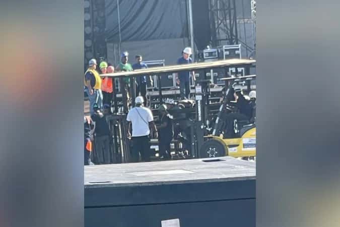 Trabalhador morre durante montagem do palco do show de Shakira, em Copacabana