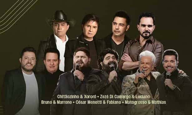 Histórias – O Show do Século chega a Brasília em 15 dias com encontro histórico de lendas do sertanejo na Arena Mané Garrincha
