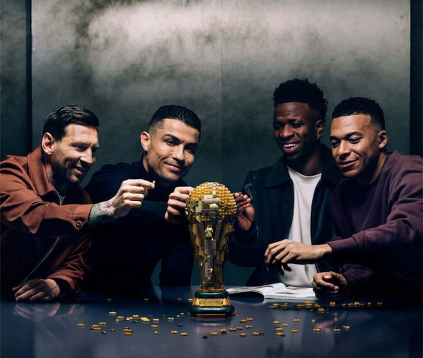 CR7, Mbappé, Messi e Vinícius Júnior disputam a Copa do Mundo em comercial; veja