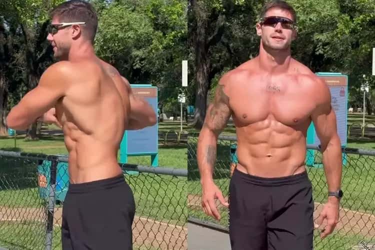 Jonas Sulzbach exibe físico e atitude com ex-BBB divide a web