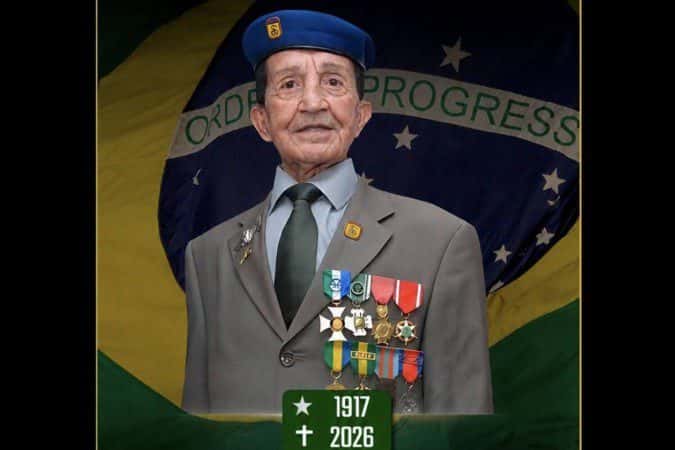 Morre no DF, aos 108 anos, um dos últimos veteranos de guerra brasileiros