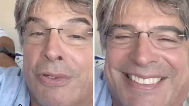 Olivier Anquier faz cirurgia no joelho e expõe desgaste após procedimento