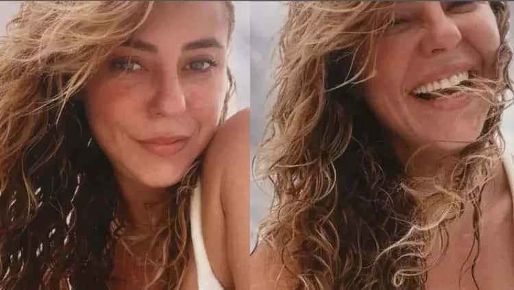 Paolla Oliveira surge de biquíni branco na Itália e encanta fãs; veja fotos