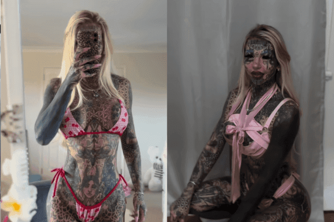 Supertatuada vai vir ao Brasil para refazer modificação corporal