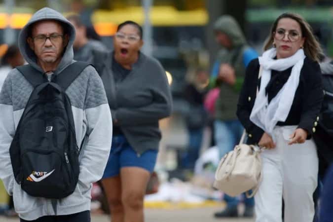DF registra chuva fraca, e frio pode se intensificar nos próximos dias