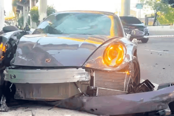 O que se sabe sobre o acidente com o Porsche do influenciador Fábio Giga