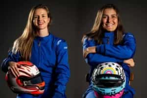 Dupla feminina ganha espaço e resultados na Nascar Brasil
