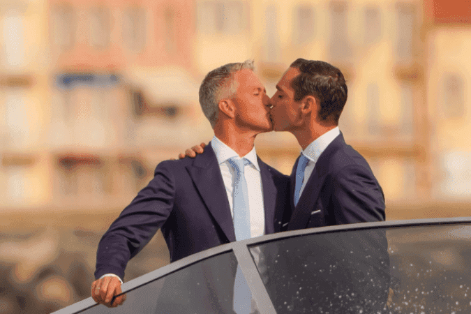 Ralf Schumacher oficializa casamento com empresário francês em Saint-Tropez