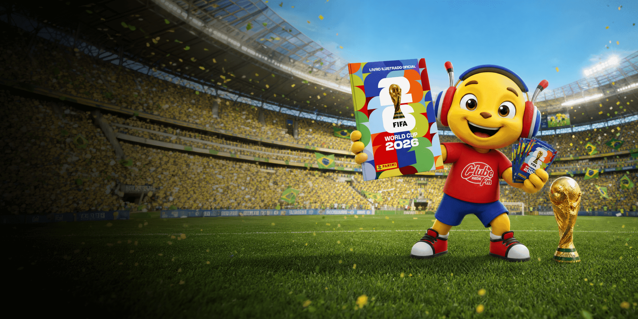 Na Clube tem Álbum mais Figurinhas da Copa pra você