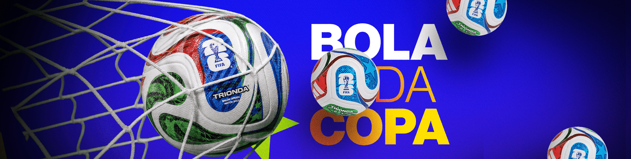 A Bola Oficial da Copa está aqui na Clube