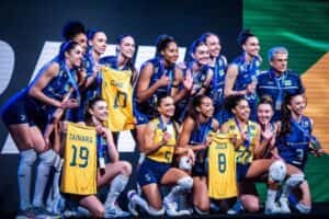 Brasil perde para a Turquia e fica com o vice da Liga das Nações Feminina