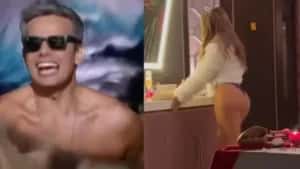 Otaviano Costa surge nu após Flávia Alessandra viralizar de lingerie