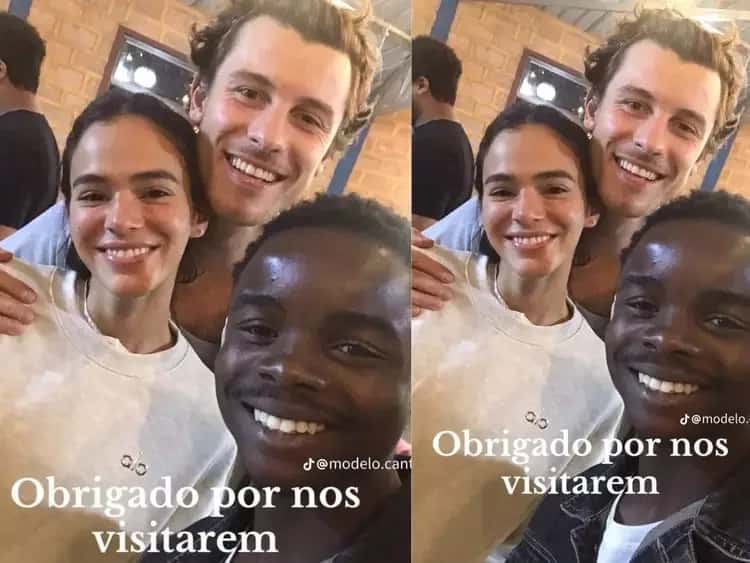 Bruna Marquezine e Shawn Mendes surgem em ação humanitária na Angola