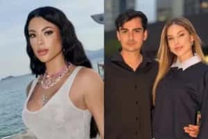 Namorada de Belo acusa Saory Cardoso de fingir namoro com Dudu Camargo