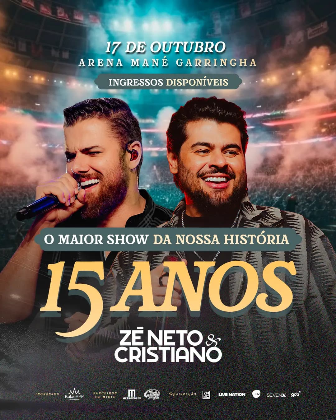 Zé Neto e Cristiano - 15 anos