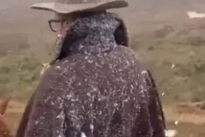 Neve chega ao Rio Grande do Sul e pinta de branco a Serra Gaúcha