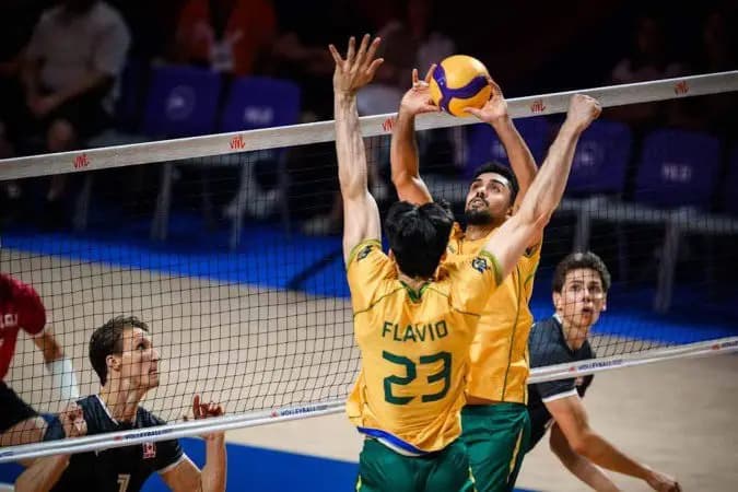 Brasil se reabilita na Liga das Nações Masculina e derrota o Canadá
