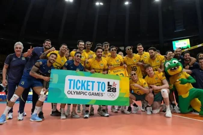 Brasil vence a Argentina, conquista o Sul-Americano e garante vaga olímpica