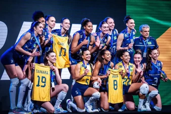Brasil perde para a Turquia e fica com o vice da Liga das Nações Feminina