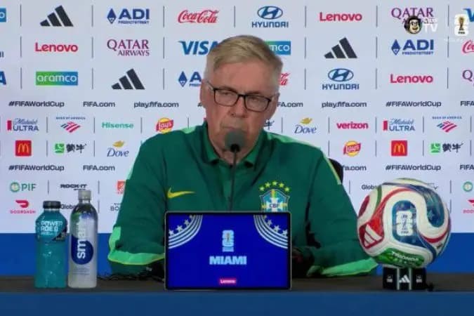 Ancelotti vê Brasil pronto para encarar o Japão: "Mente, coração e ideias claras"