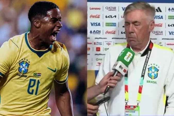 Endrick reage e dispara a real sobre relação com Ancelotti na Copa