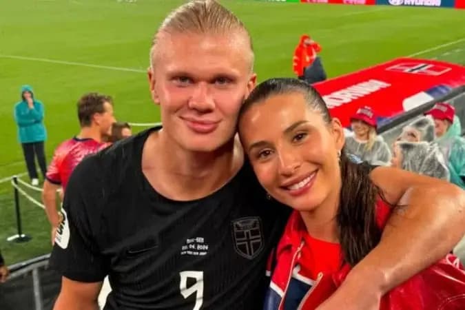 Haaland: jogador da Noruega tem esposa e uma filha; saiba quem são!