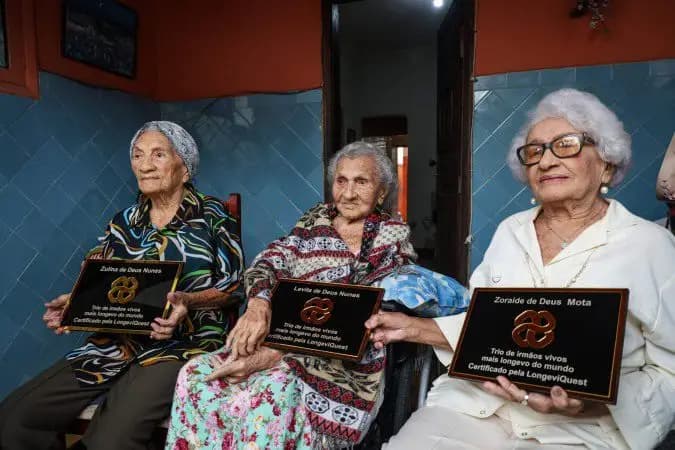 Com 316 anos somados, irmãs do Rio de Janeiro conquistam recorde mundial