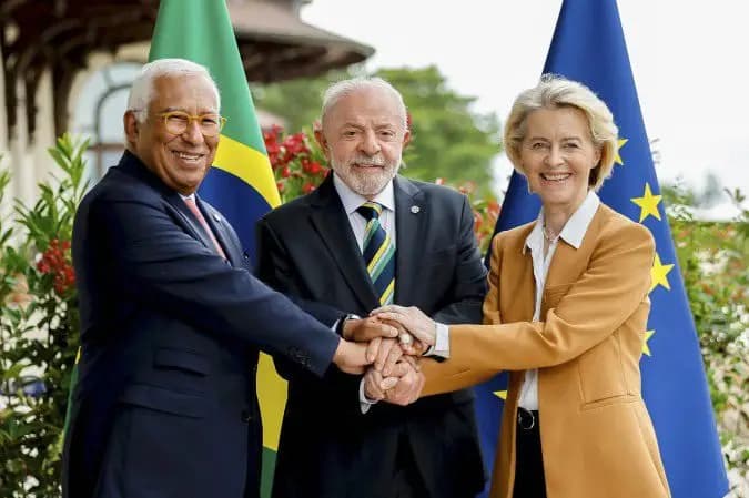 Lula se reúne com líderes da UE e discute restrições a produtos brasileiros
