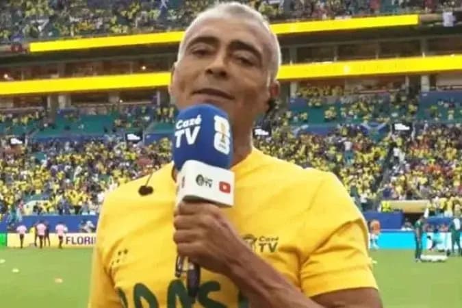 Defesa de Romário aciona Justiça para liberar pagamentos da CazéTV
