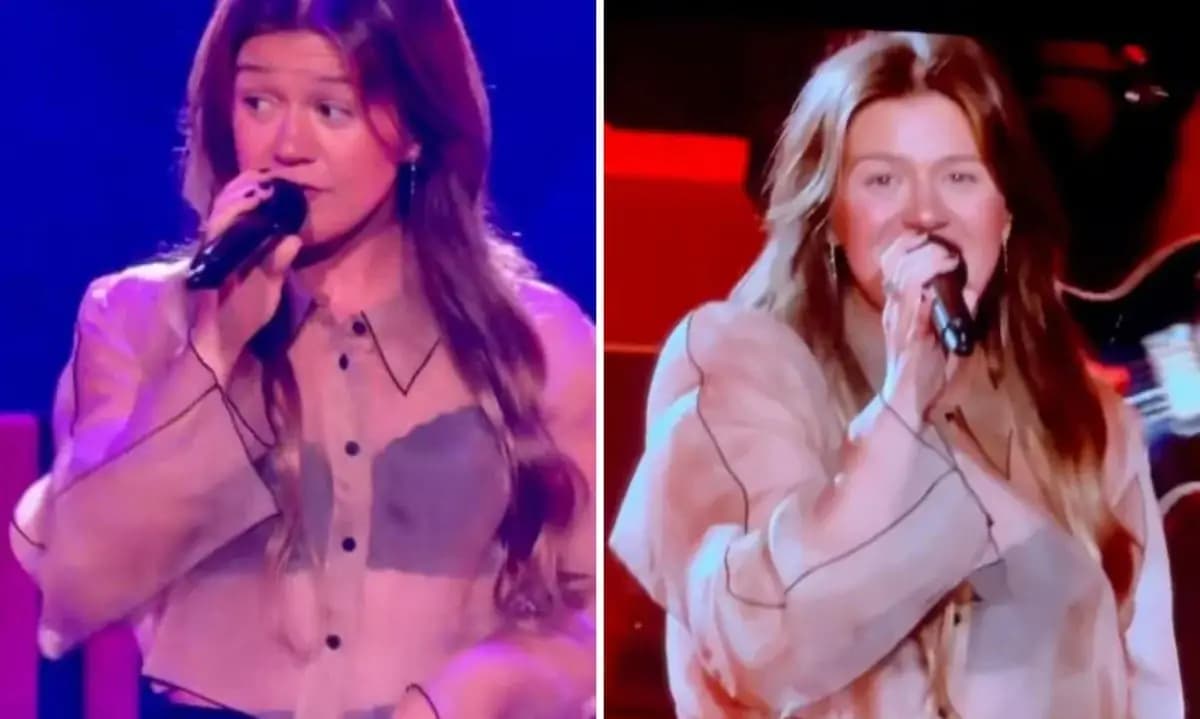 Kelly Clarkson quase sofre acidente e faz piada com seus seios: 'Perfeitos'