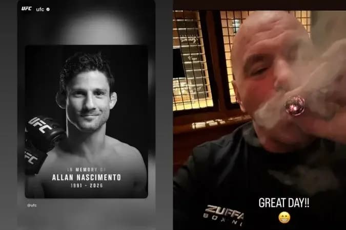 Dana White é criticado por selfie horas após morte de Allan Nascimento