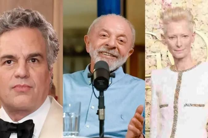 Estrelas do cinema internacional como Tilda Swinton e Mark Ruffalo declaram apoio a Lula