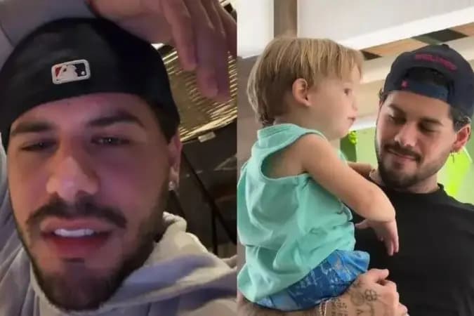 Zé Felipe pede desculpas após polêmica com vídeo do filho