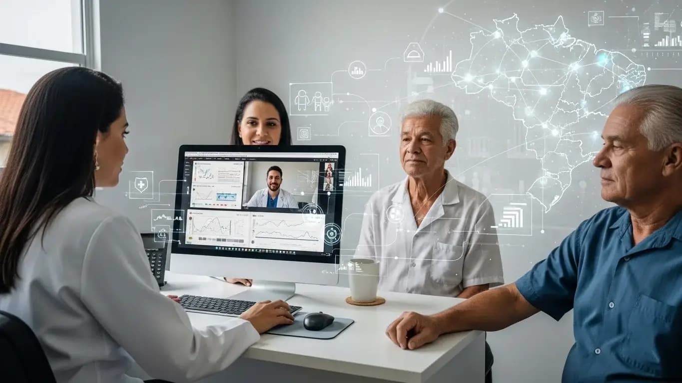 Telessaúde no Brasil: painel revela quase 8 milhões de atendimentos