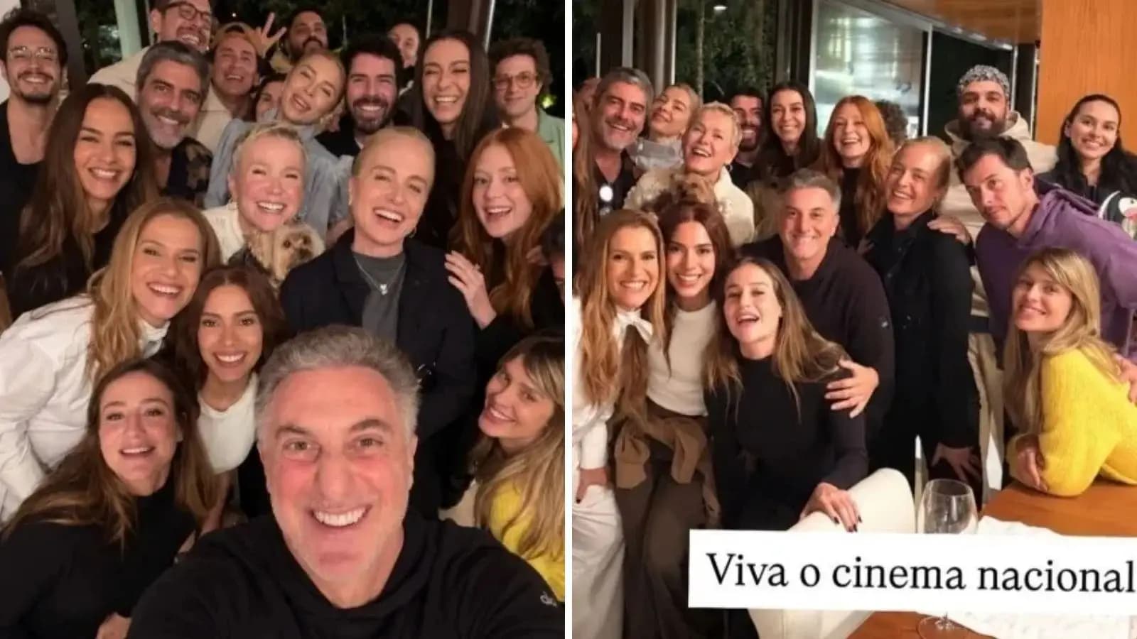 Angélica e Huck transformam casa em cinema para Anitta, Xuxa e mais