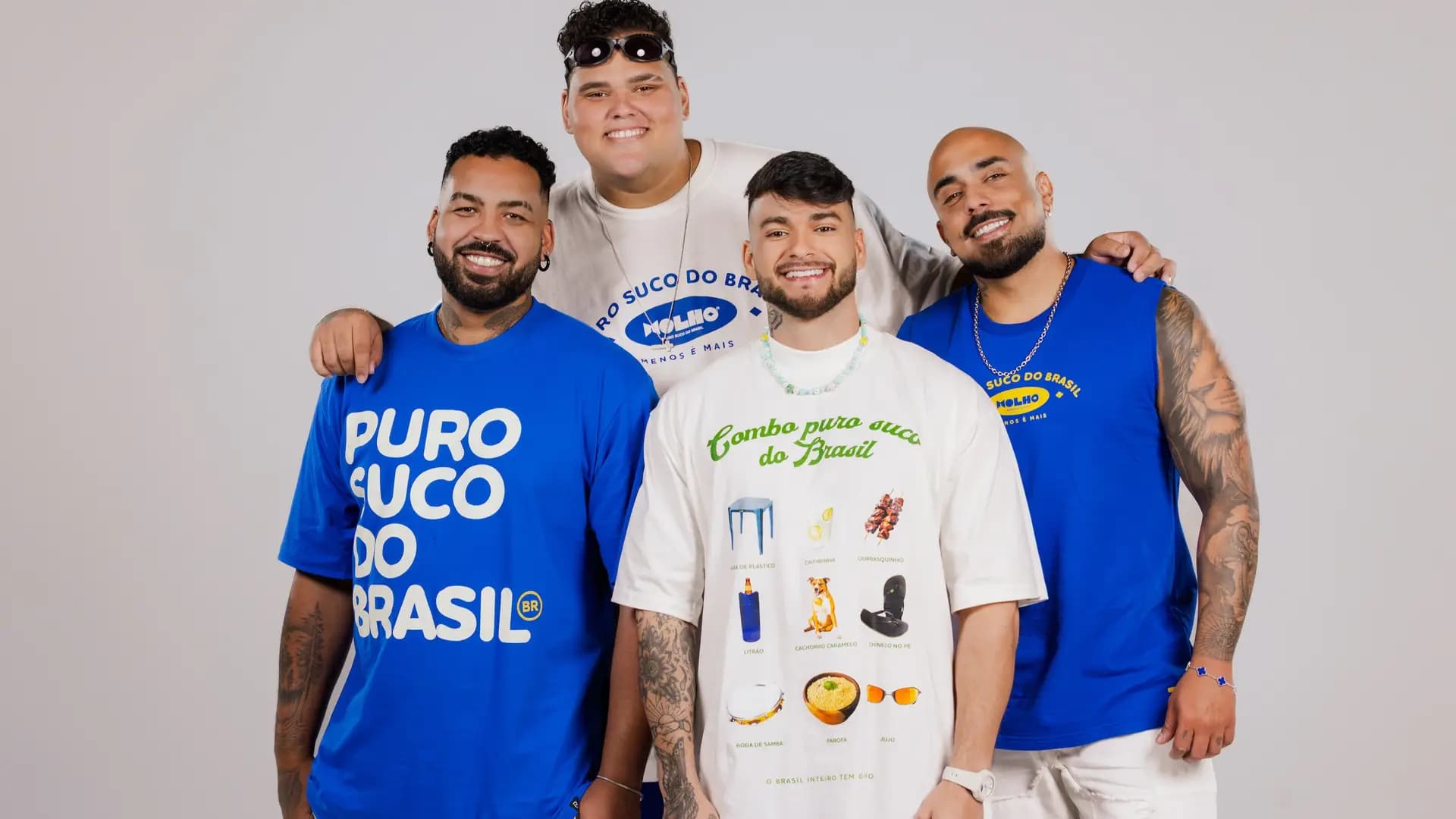 Fenômeno do pagode, Menos é Mais anuncia parceria com a Abramus