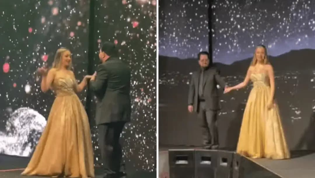 Filha de Marrone, dupla com Bruno, celebra 15 anos dançando valsa com o pai