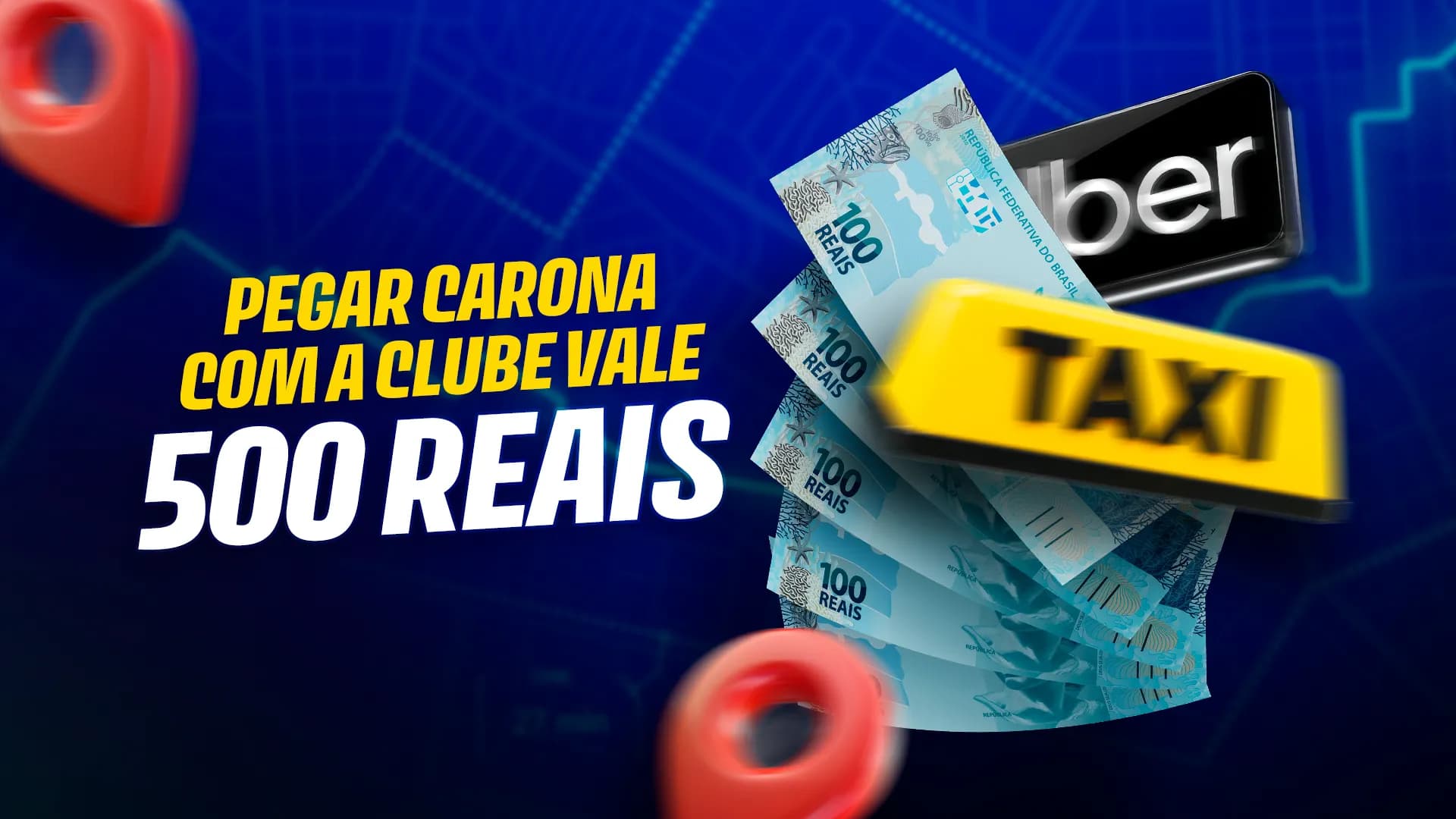 Pegar carona com a Clube vale R$500